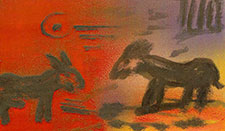 ... treffen sich die Liebenden und die sich paarenden Esel